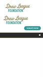 Mobile Screenshot of drewleaguefoundation.org